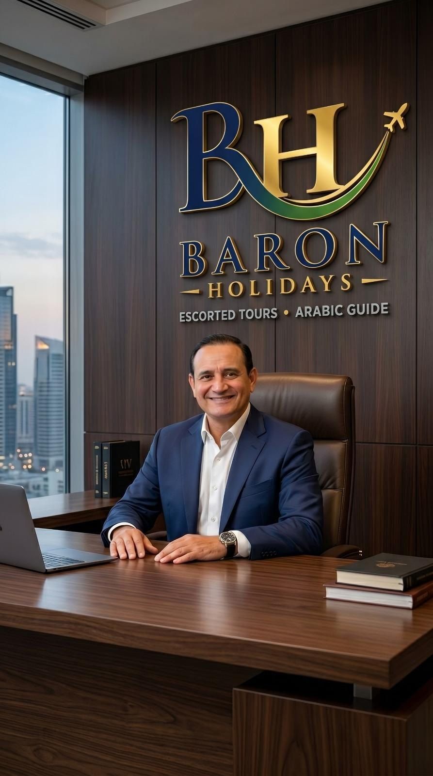Izzat Rustom, Founder & CEO of Baron Holidays